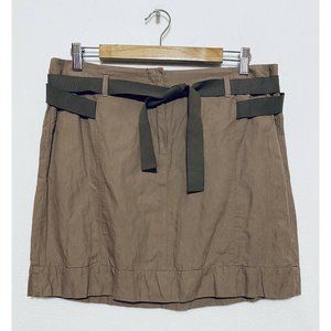 LOFT Skirt Womens  6 Pink Attached Ribbon Tie Belt Mini Boho Festival Preppy